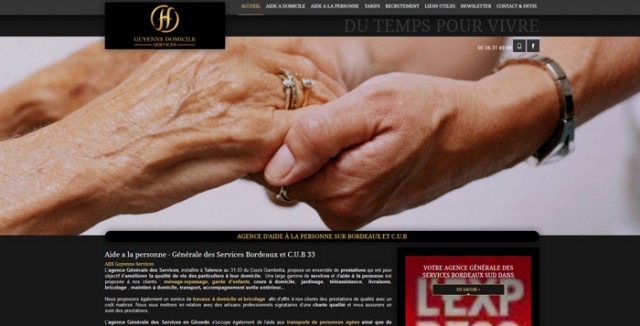 Trouver un service d'aide à domicile et auxiliaire de vie sur Bordeaux - Guyenne Domicile