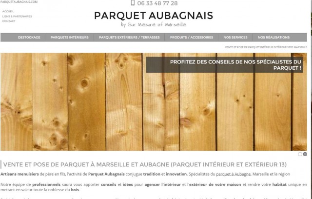 Vente et pose de parquets bois sur Aubagne - Parquet Aubagnais