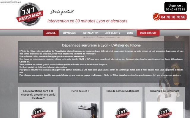 Comment changer rapidement ma serrure sur Lyon ? - Atelier du Rhône