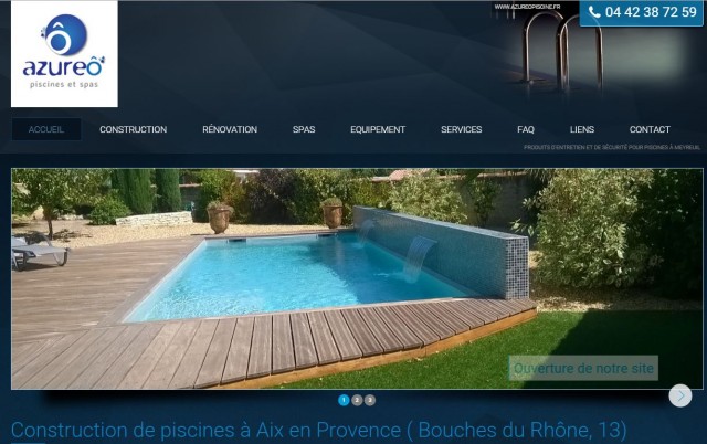 Construction et rénovation de piscines sur Aix en Provence - Azureo Piscines & Spas