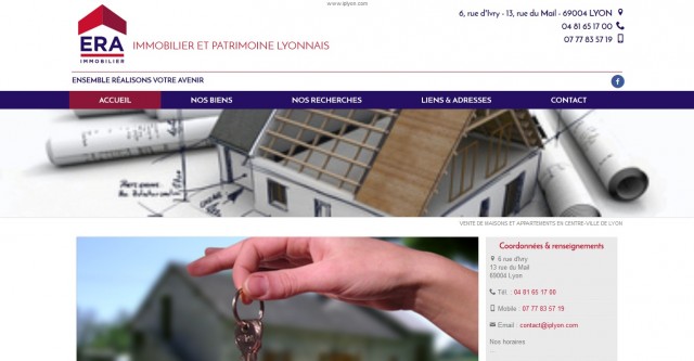  Location d'appartements au centre-ville de Lyon - Era Immobilier