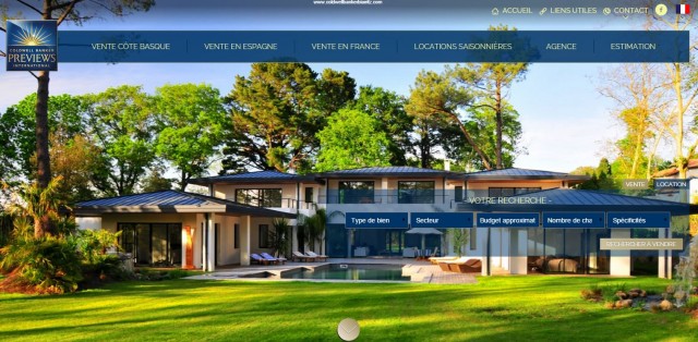 Ventes immobilières haut de gamme sur la côte Basque - Coldwell Banker