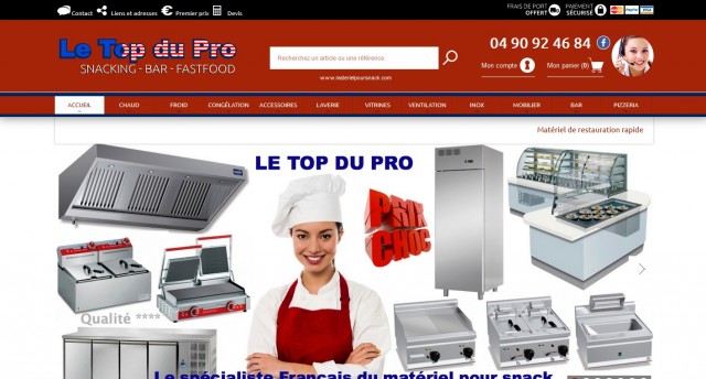 Où acheter à prix d'usine du matériel de cuisine pour un snack ? - Le Top du Pro