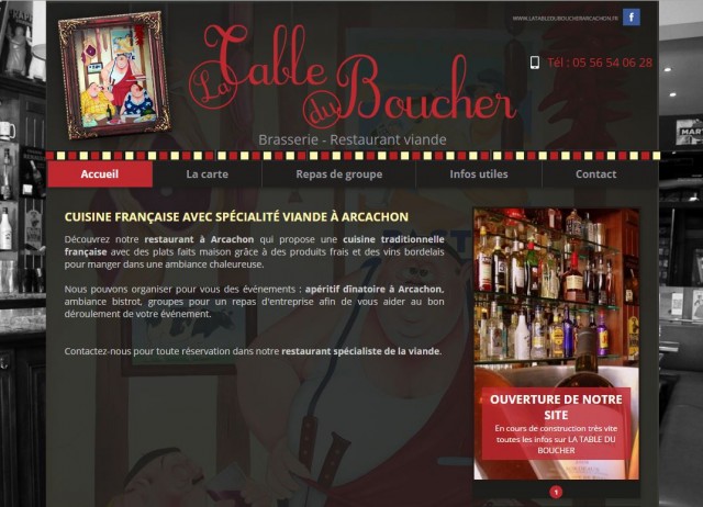 Où manger une viande bouchère à Arcachon ? LA Table du Boucher