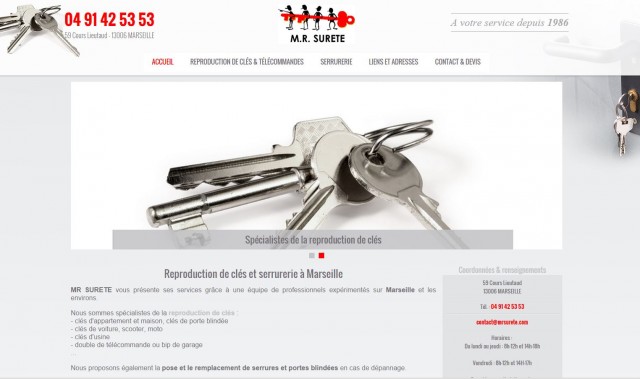 Où faire un double de clé de voiture à Marseille ? M.R. SURETE
