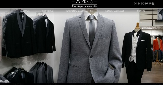 Boutique de prêt à porter masculin à Marseille - AMS 3
