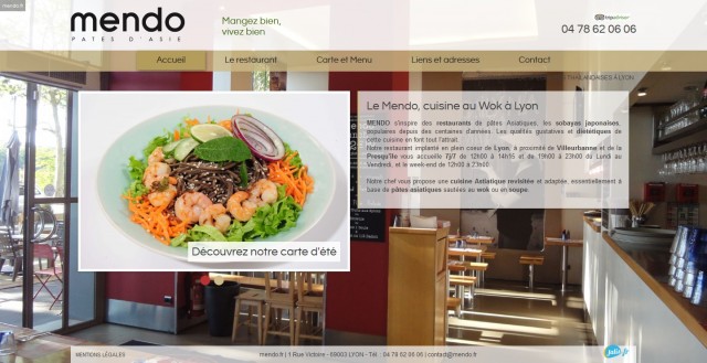 Vente de plats chinois à emporter Lyon - Mendo