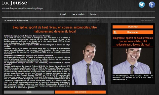 Blog du Maire de Roquebrune sur Argens - Luc Jousse