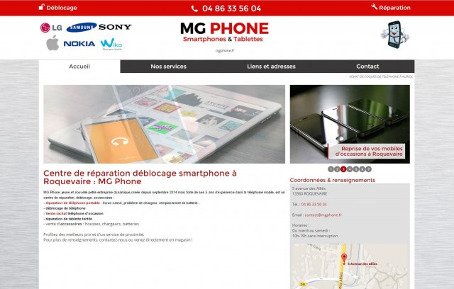 Où faire débloquer un téléphone d'occasion à Roquevaire ? MG Phone