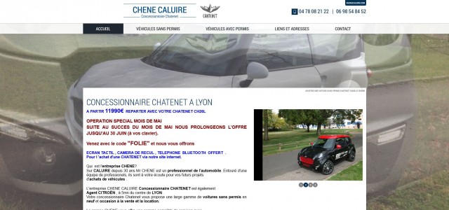 Où acheter une voiture sans permis à Lyon ? - Garage Chene
