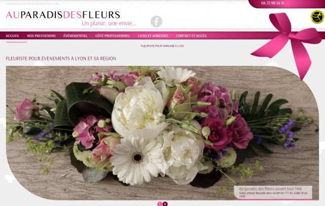 Où trouver un fleuriste pour la décoration de salle de mariage à Lyon ? Au Paradis des Fleurs