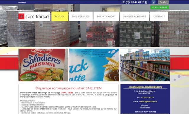 Où faire étiqueter des marchandises à exporter au Maghreb en langue arabe ? ITEM France