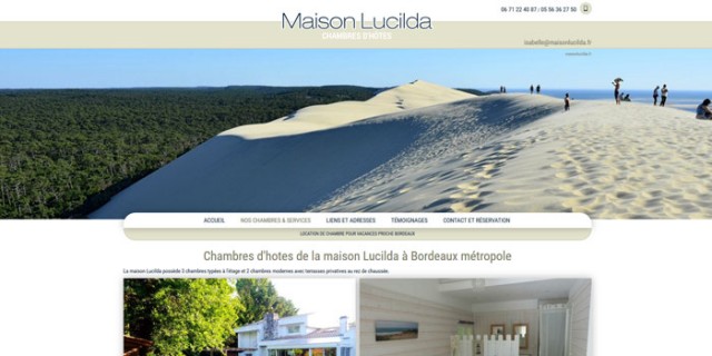 Trouver une chambre d'hôte pour week end en couple proche Bordeaux - Maison Lucilda