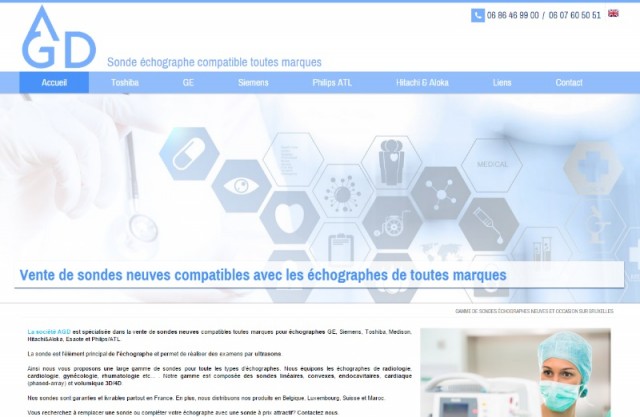 Où commander une sonde linéaire neuve pour échographe ? - AGD