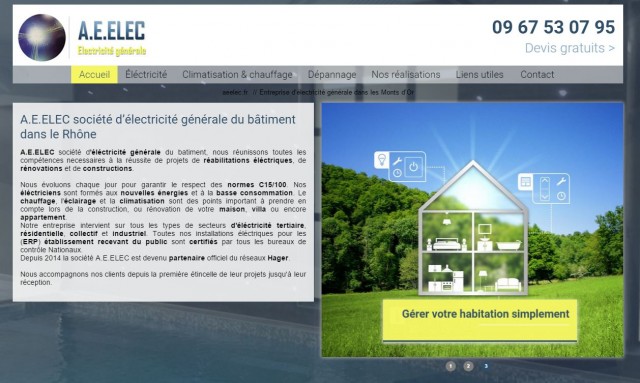 Entreprise d'électricité générale vers Lyon - AE Elec