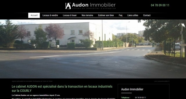 Vente de locaux d'activité sur Lyon - Audon Immobilier
