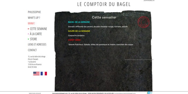 Trouver un menu bio rapide pour le midi sur Aix en Provence - Le Comptoir du Bagel