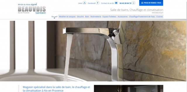 Aménagement de salles de bain vers Marseille - Ets Beauvois