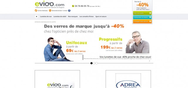 Acheter ses lunettes à bas prix en ligne - Evioo
