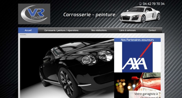 Où trouver une carrosserie sur Chateauneuf les Martigues ? - VR Concept