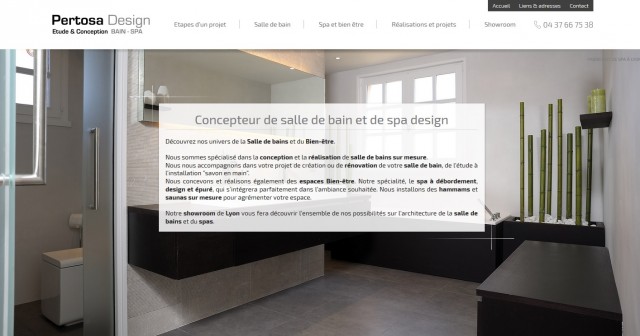 Quel fabricant pour une salle de bain contemporaine à Lyon ? - Pertosa Design