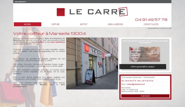 Où faire un massage aux pierres chaudes à Marseille 13004 ? Le Carré