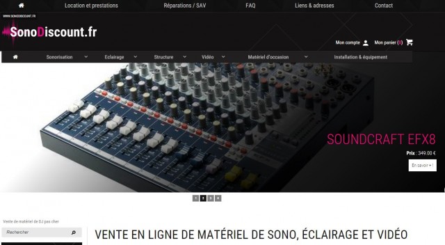 Vente en ligne de matériel de sonorisation - Sonodiscount.fr