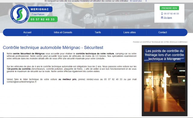 Contrôle technique pas cher sur Mérignac - Sécuritest