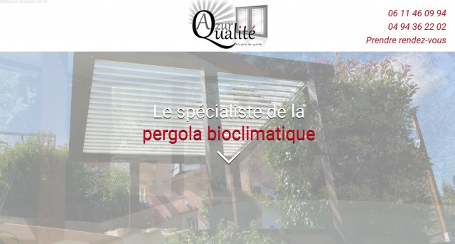 Quelle entreprise pour l'installation d'une pergola bioclimatique à Toulon ? - Azur Qualité