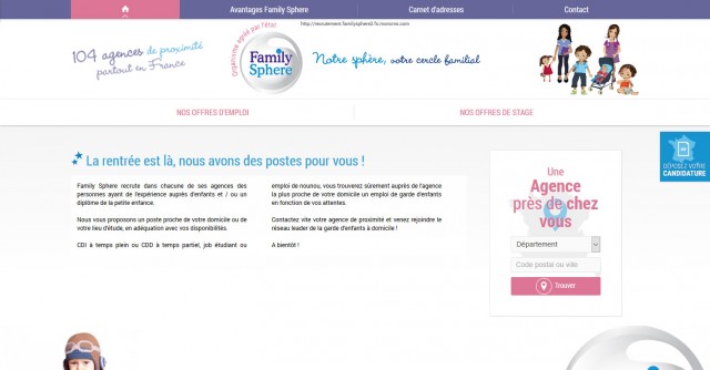 Recrutement de nounou à domicile - Family Sphere