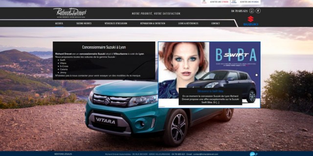 Conseils pour achat de voiture sportive Suzuki proche de Lyon - Richard Drevet