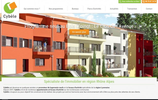 Constructions de progammes neufs vers Lyon - Cybèle
