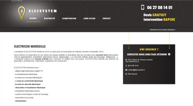 Dépannage en urgence de climatisation réversible à Marseille - ELECSYSTEM
