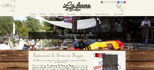 Où déjeuner en terrasse à Bruges en Gironde ? - La Ferme de Bruges
