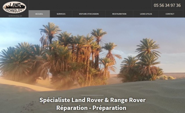 Vente de Land Rover d'occasion sur Mérignac - Land Technology