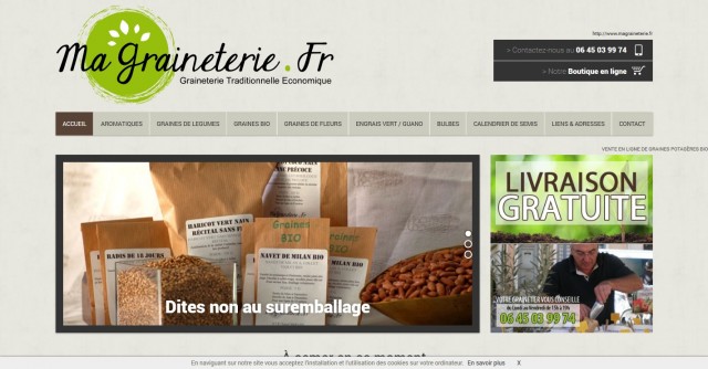 Boutique en ligne de graines de légumes - Ma Graineterie