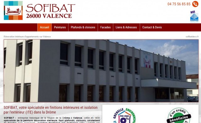 Entreprise de peinture intérieure à Valence - Sofibat