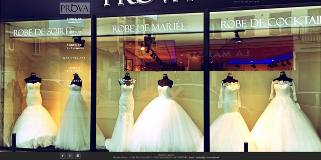 Quel magasin pour des conseils essayage de robes de mariée vers Lyon ? - Boutique Prova