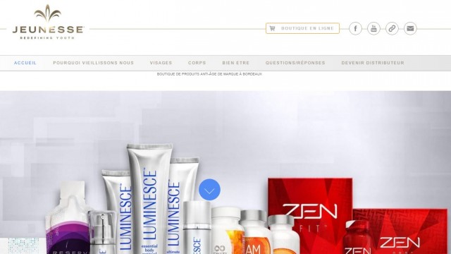 Vente en ligne de produits de beauté - Génération Jeunesse Global