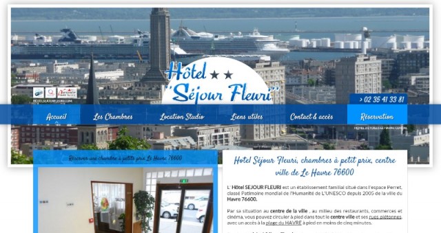 Où réserver une chambre d'hôtel pas chère au Havre ? - Hôtel Séjour Fleuri