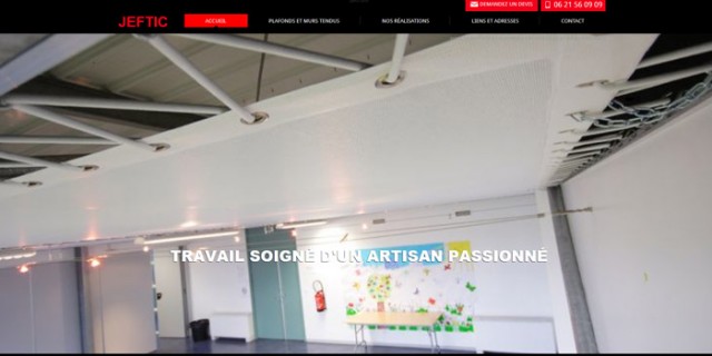 Trouver un artisan pour la pose d'un mur tendu sur Marseille - Jeftic