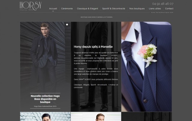 Où acheter un costume Hugo Boss à Marseille ? - Horsy Boutique