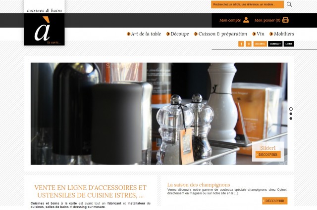 Où acheter des éléments d'art de la table en ligne ? - Cuisines & Bains à la carte