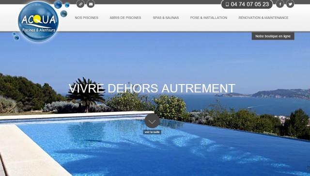 Fabricant de piscine sur mesure à Lyon - Acqua Piscines & Alentours