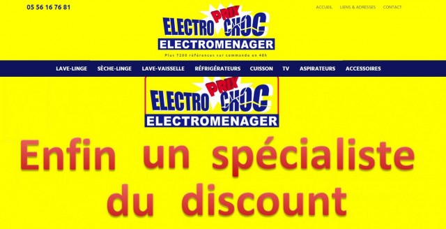 Magasin d'électroménager discount sur Bordeaux - Electro Prix Choc