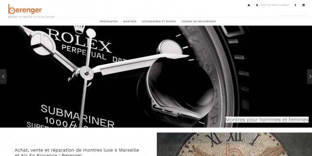 Où trouver des montres de collection sur Marseille ou Aix ? - Berenger