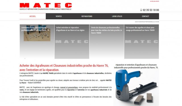 Acheter des agrafes à bois dans un magasin d'outillage au Havre - MATEC