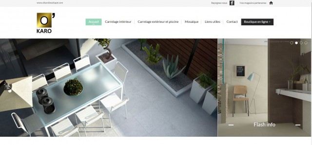 Vente en ligne de carrelage contemporain - Okaro