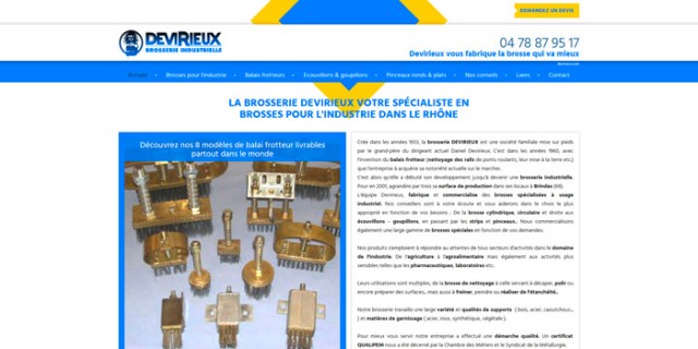 Trouver une entreprise pour la fabrication de brosse industrielle sur mesure - Devirieux