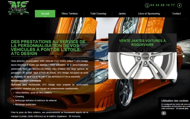Où faire poser des vitres teintées à ma voiture sur Roquevaire ? - ATC Design